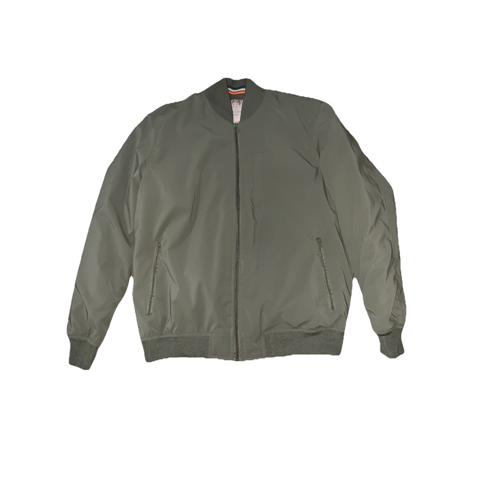 Hudson & Barrow Bomber Jacket Men's L IT Tech Outerwear Green Cold Weather Gear